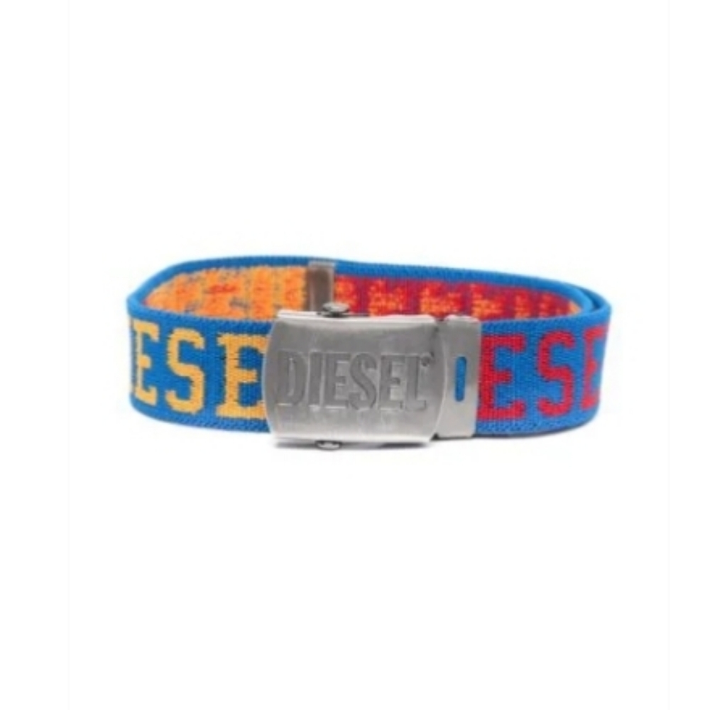 DIESEL logo engraved buckle belt